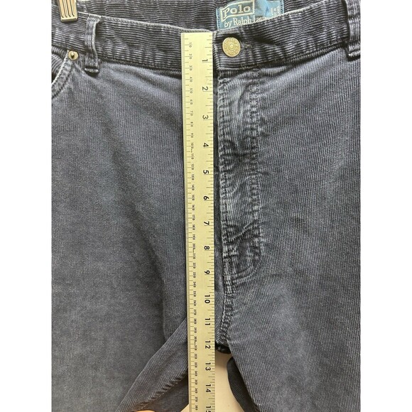Polo Ralph Lauren Men’s 42x30 Navy Blue Corduroy Pants Retro Vintage Look - Picture 5 of 10